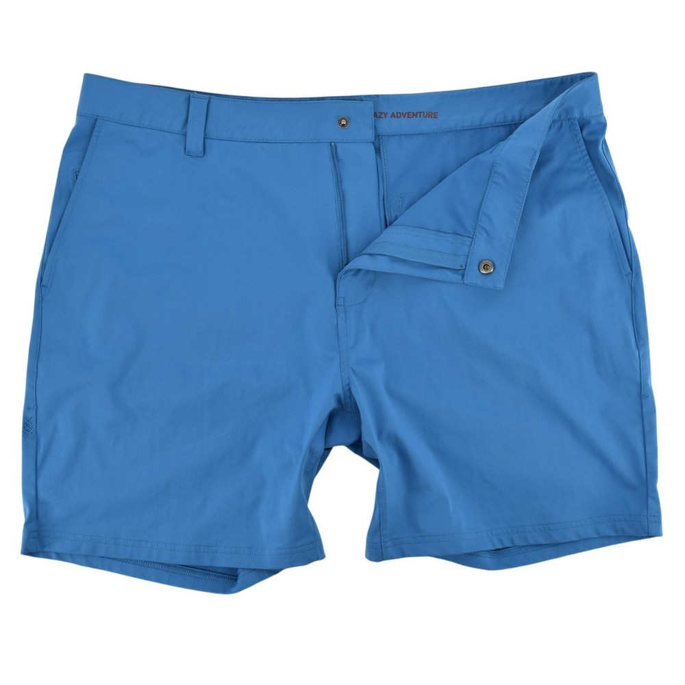 Rhone Commuter Shorts Mens 38 Blue Stone 7 Inseam Stretch Golf Chino Athletic